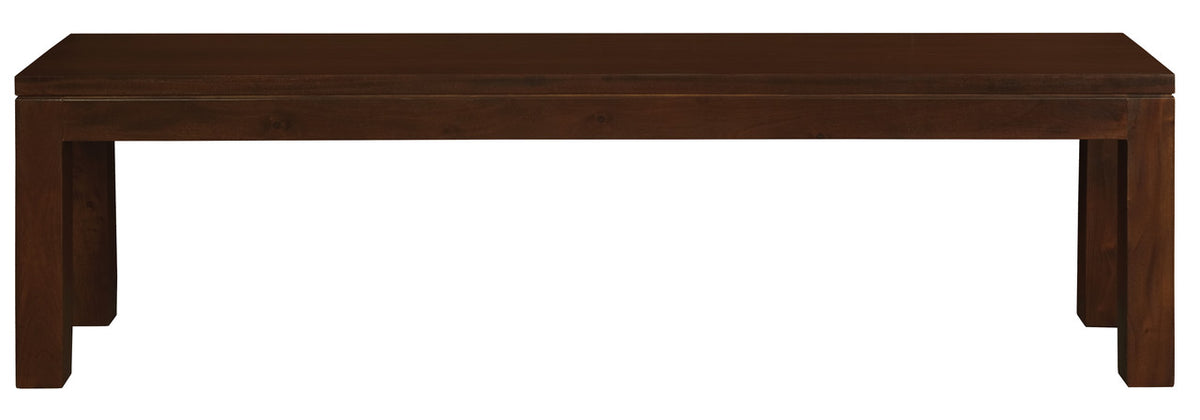 Large Tilda Solid Mahogany Bench | Mahogany