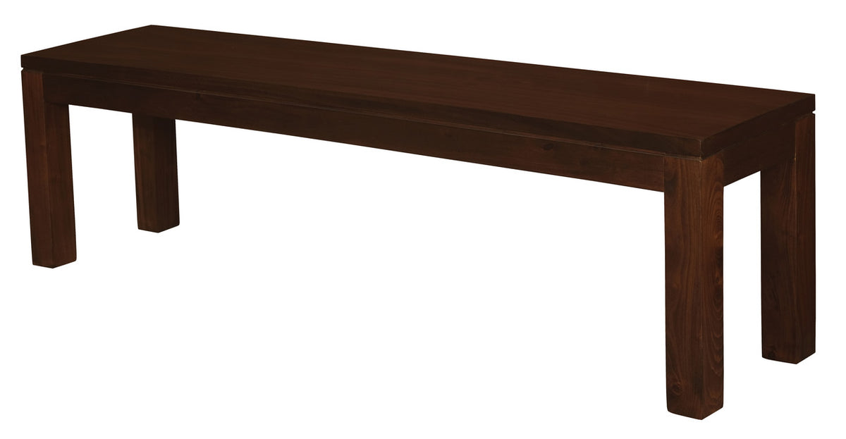 Large Tilda Solid Mahogany Bench | Mahogany