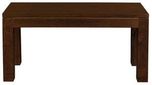 Amsterdam Solid Timber Bench | 90 x 35 cm | Mahogany