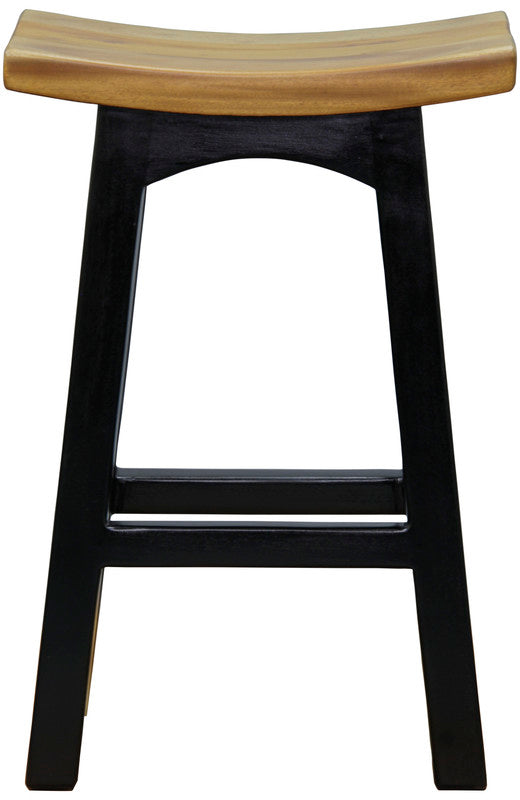 Tokyo Timber Kitchen Counter Stool | Black Caramel