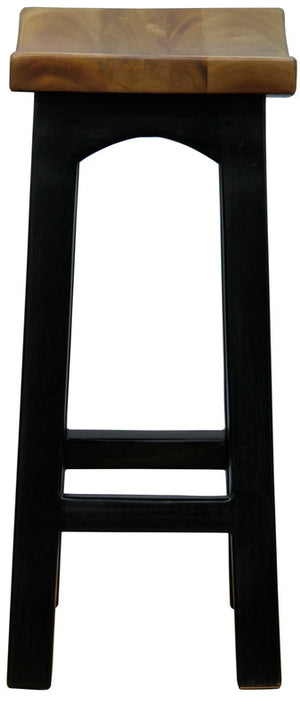 Tokyo Timber Kitchen Counter Stool | Black Caramel