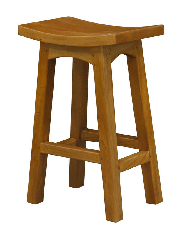 Tokyo Timber Kitchen Counter Stool | Light Pecan