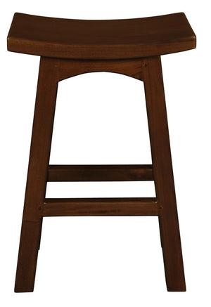 Tokyo Timber Kitchen Counter Stool | Mahogany