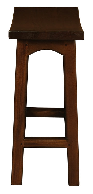 Tokyo Timber Kitchen Counter Stool | Mahogany