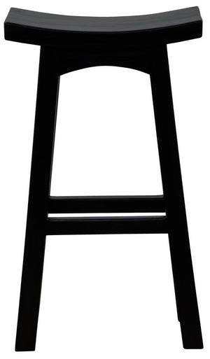 Tokyo Solid Mahogany Timber Barstool | Chocolate