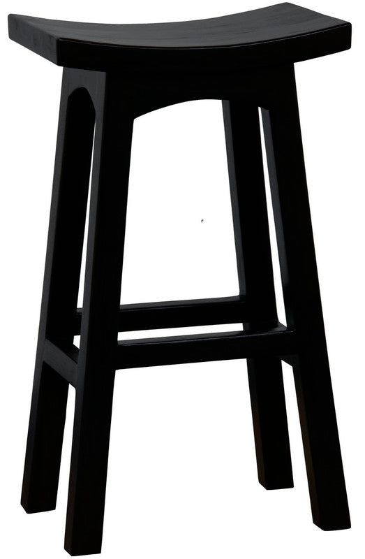 Tokyo Solid Mahogany Timber Barstool | Chocolate