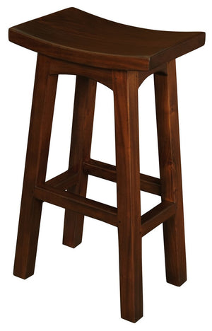 Tokyo Solid Mahogany Timber Barstool | Mahogany