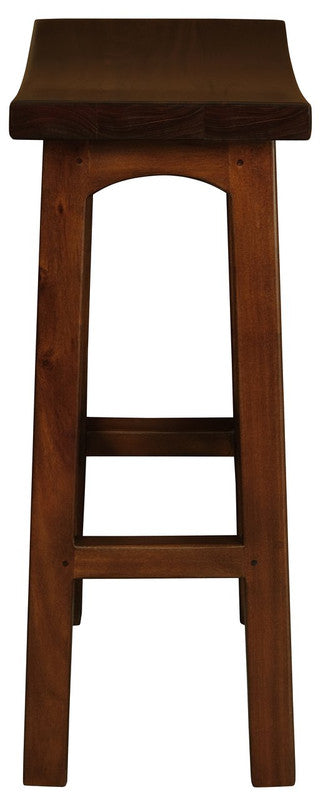 Tokyo Solid Mahogany Timber Barstool | Mahogany