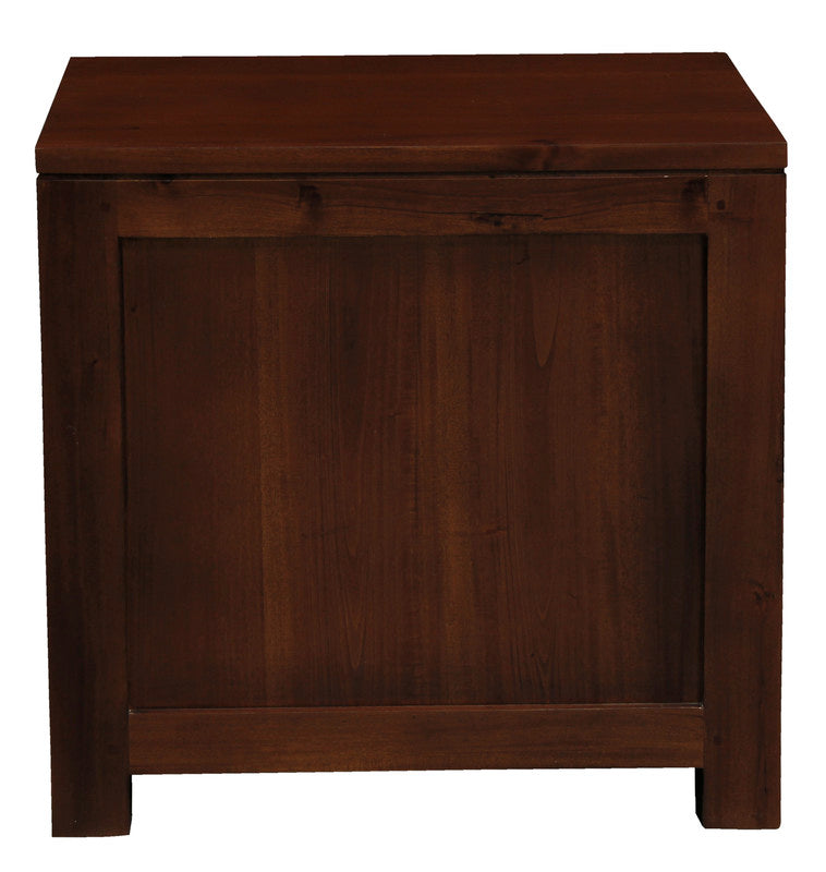 Amsterdam Solid Mahogany Timber 1 Drawer Bedside Table | Mahogany