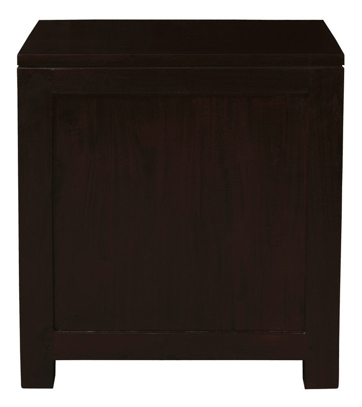 Amsterdam 2 Drawer Bedside Table | Chocolate