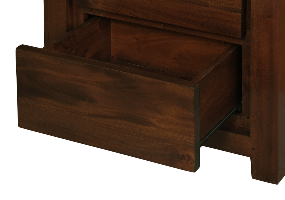 Amsterdam 2 Drawer Bedside Table | Mahogany