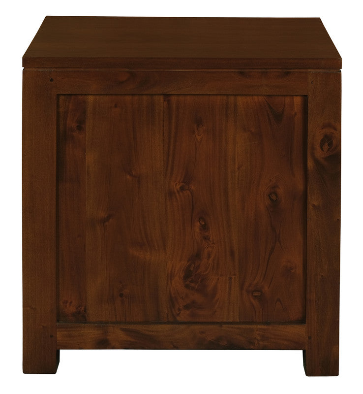 Amsterdam 2 Drawer Bedside Table | Mahogany