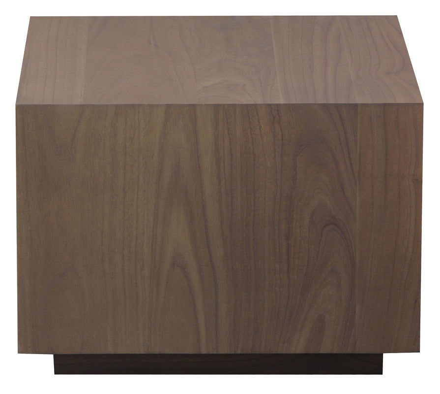 Oscar 1 Drawer Low Bedside Table | Latte