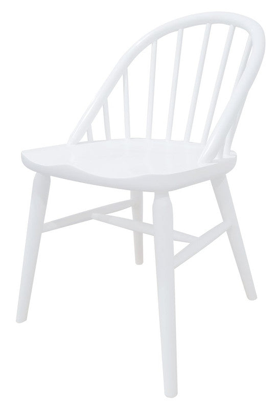 Vera Solid Oak Dining Chair | Set of 2 | White