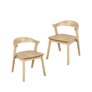 Fynn Oak Dining Chair | Set of 2 | Natural