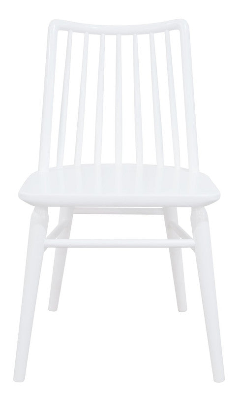 Riviera Solid Oak Dining Chair | Set of 2 | White