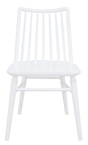 Riviera Solid Oak Dining Chair | Set of 2 | White