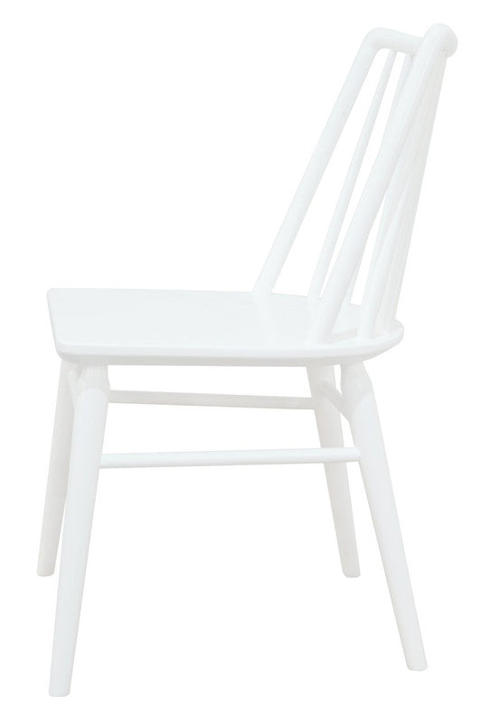 Riviera Solid Oak Dining Chair | Set of 2 | White