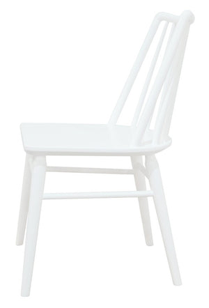 Riviera Solid Oak Dining Chair | Set of 2 | White