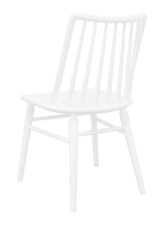 Riviera Solid Oak Dining Chair | Set of 2 | White