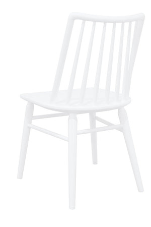 Riviera Solid Oak Dining Chair | Set of 2 | White