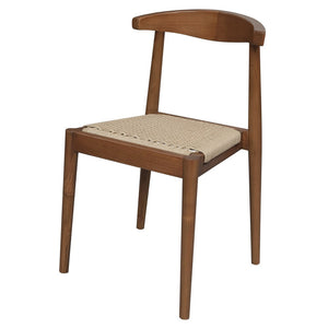 Arden Solid Oak Dining Chair | Almond | Loom Seat | Classic Wooden Kitchen Seating