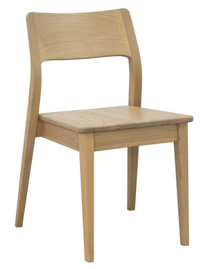 Providence Solid Oak Dining Chair | Set of 2 | Natural
