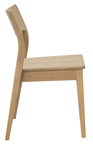 Providence Solid Oak Dining Chair | Set of 2 | Natural