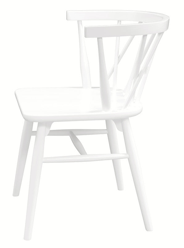 Sierra Cross Back Oak Chair | Set of 2 | White
