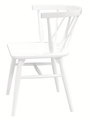 Sierra Cross Back Oak Chair | Set of 2 | White