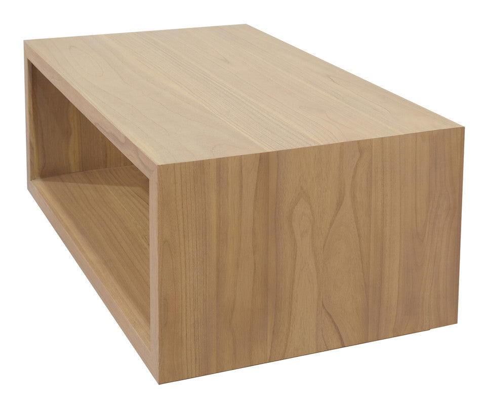 Oscar Solid Mindi Timber Coffee Table | Natural Finish | Elegant Design