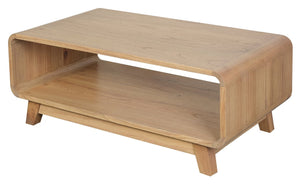Providence Solid White Cedar Coffee Table | Natural Finish