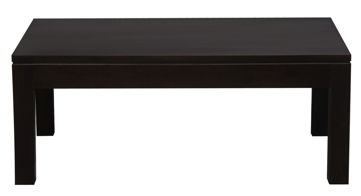 Amsterdam Solid Mahogany Timber Coffee Table | Chocolate Finish