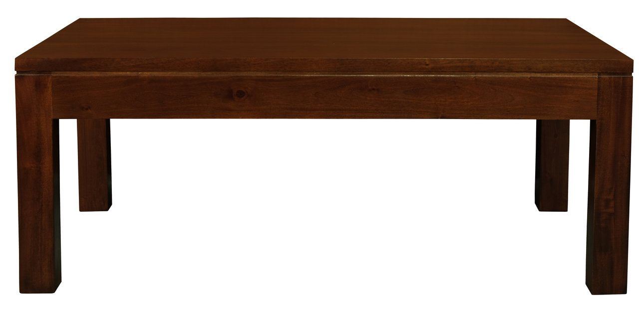 Amsterdam Solid Mahogany Timber Coffee Table | Light Pecan Finish