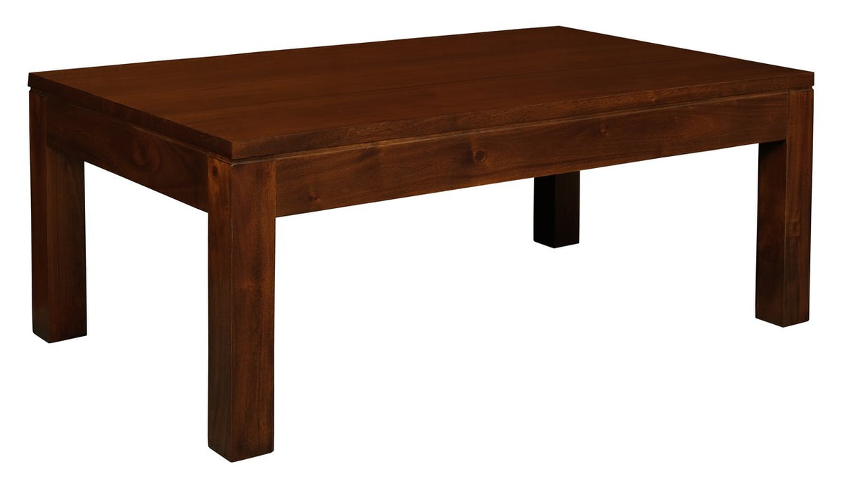 Amsterdam Solid Mahogany Timber Coffee Table | Light Pecan Finish