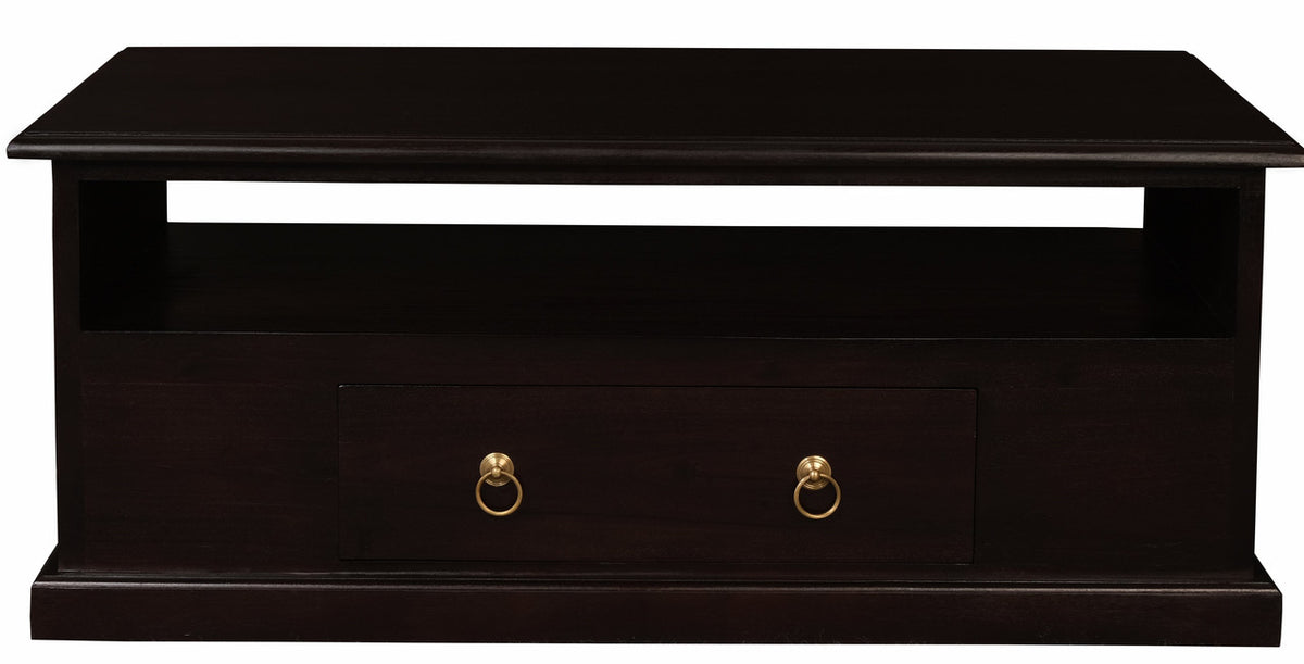 Tasmania 2-Drawer Coffee Table | Chocolate Finish