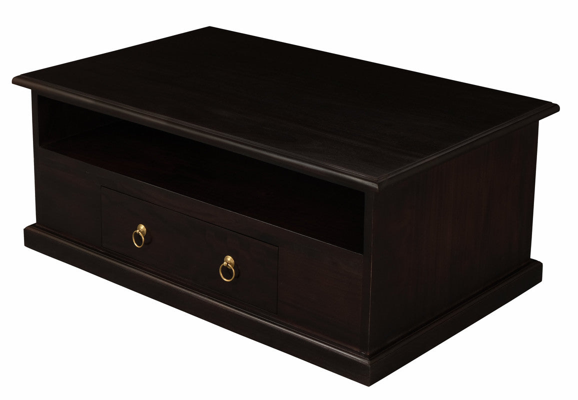 Tasmania 2-Drawer Coffee Table | Chocolate Finish