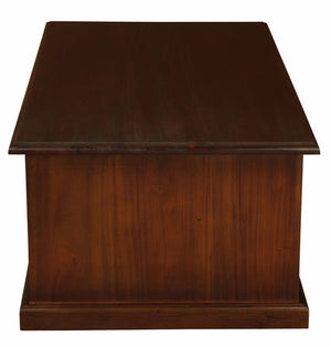 Tasmania 2-Drawer Coffee Table | Mahogany Finish