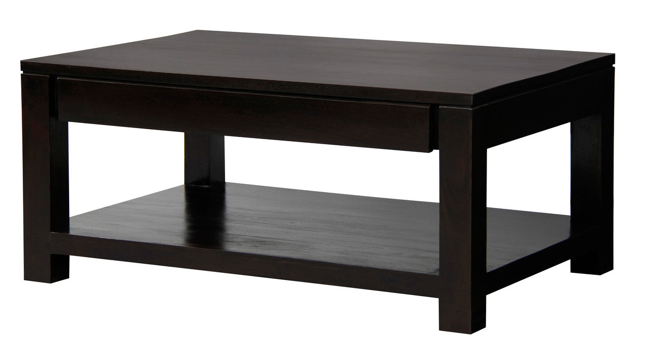 Amsterdam 2-Drawer Coffee Table | Chocolate Finish