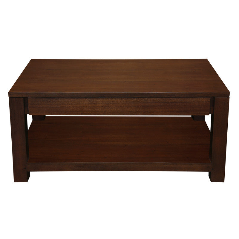 Amsterdam 2-Drawer Coffee Table | Mahogany Finish