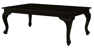 Queen Anne Coffee Table | 120x70 cm | Chocolate Colour