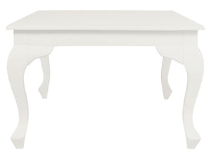 Queen Anne Coffee Table | 120x70 cm | White Finish