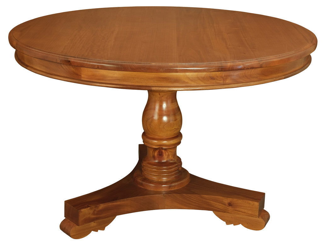 Tasmania Round Dining Table | 120 cm | Light Pecan