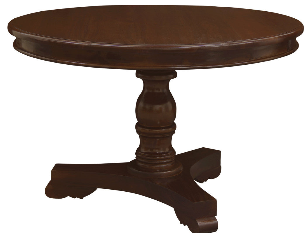 Tasmania Round Dining Table | 120 cm | Mahogany