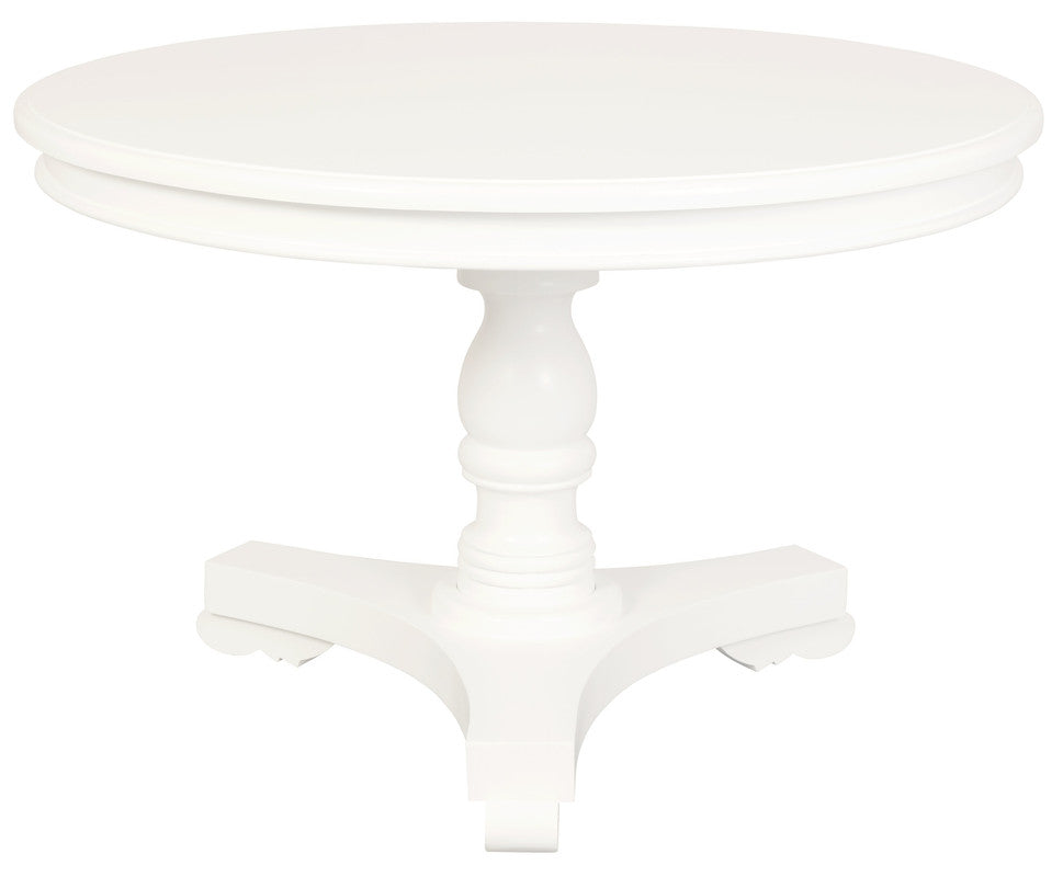 Tasmania Round Dining Table | 120 cm | White