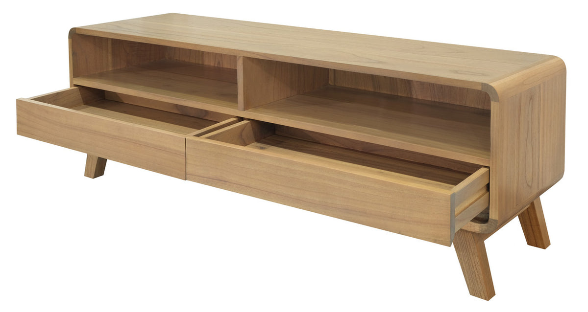 Providence 2-Drawer Entertainment Unit | Natural