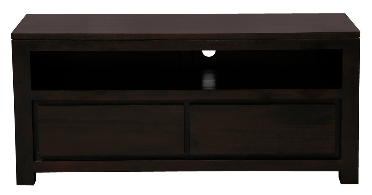 Amsterdam 2 Drawer Entertainment Unit | Chocolate