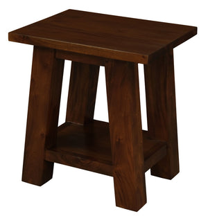 Tokyo Solid Mahogany Timber Lamp Table | Mahogany