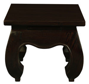 Dynasty Solid Mahogany Timber Lamp Table | Chocolate