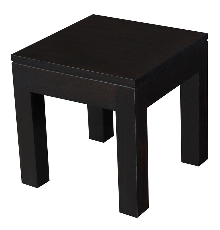 Amsterdam Solid Timber Lamp Table | Chocolate